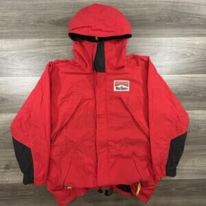 Vintage Marlboro Jacket Mens Large Adventure Team Hooded Nylon Parka 90s Outdoor